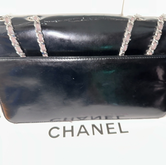 Rare Chanel Black Lipstick Crossbody Bag. ORIGINAL CHAIN - Picture 12 of 17
